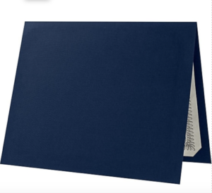 LUX Certificate Holders, 9 1:2 x 11, Dark Blue Linen, 50:Pack $76.99 Staples.com